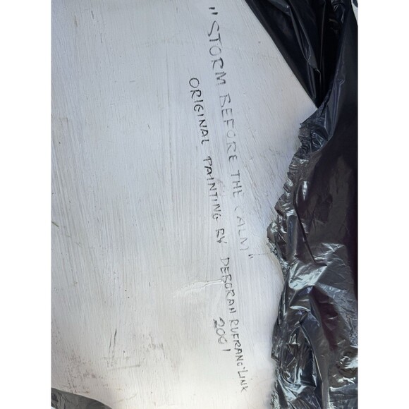 Storm Before the Calm Original Painting Deborah Ruffano Link 2001 Art - Picture 4 of 5